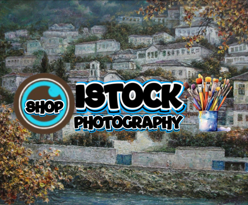 2015 Twilight in Gorica, Berat 50x40 cm oil in canvas