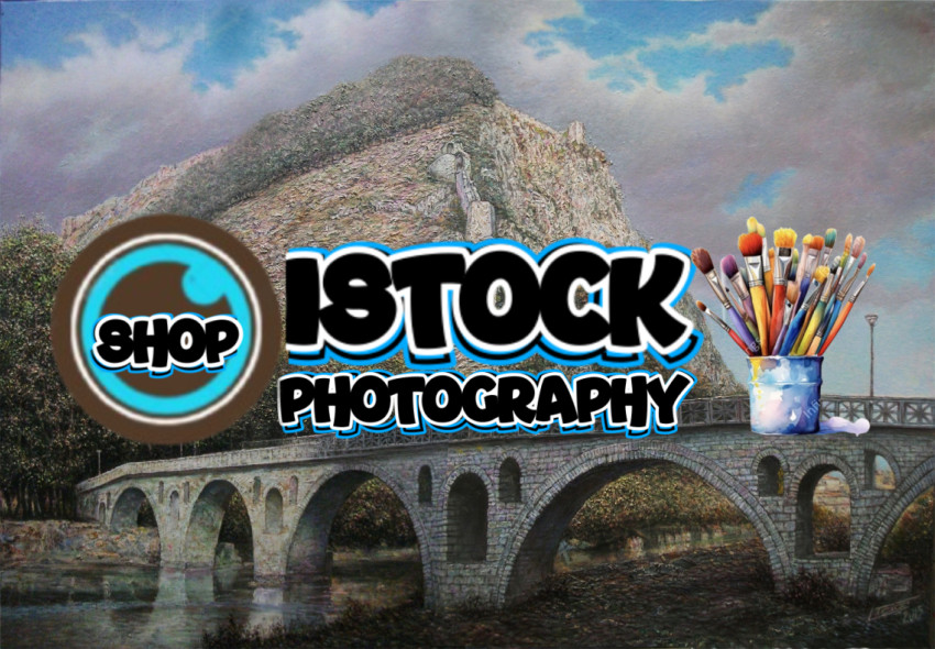 2015 - GORITZA BRIDGE IN BERAT 100x70 cm oil in canvas