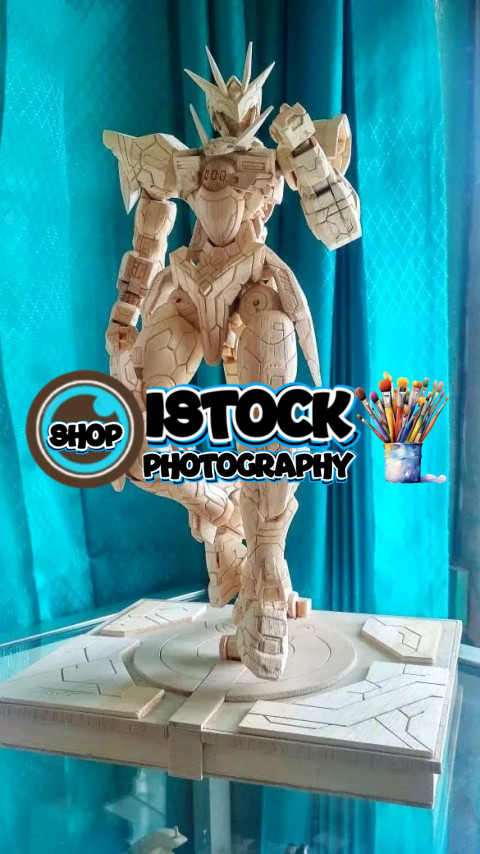 Wooden robot