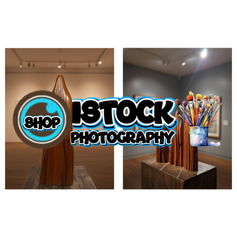 “Form and Moment” is a modern wooden sculpture