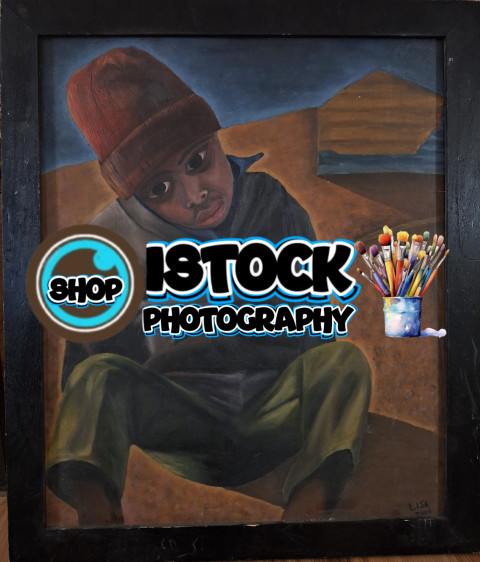 Painting of a boy