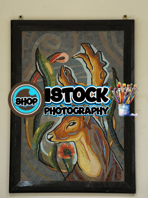 Mosaic deer